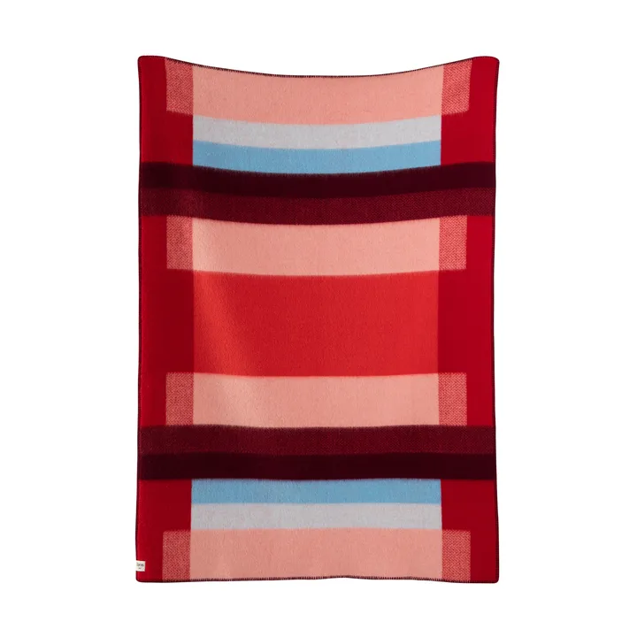 Mikkel filt 135x200 cm - Red - Røros Tweed