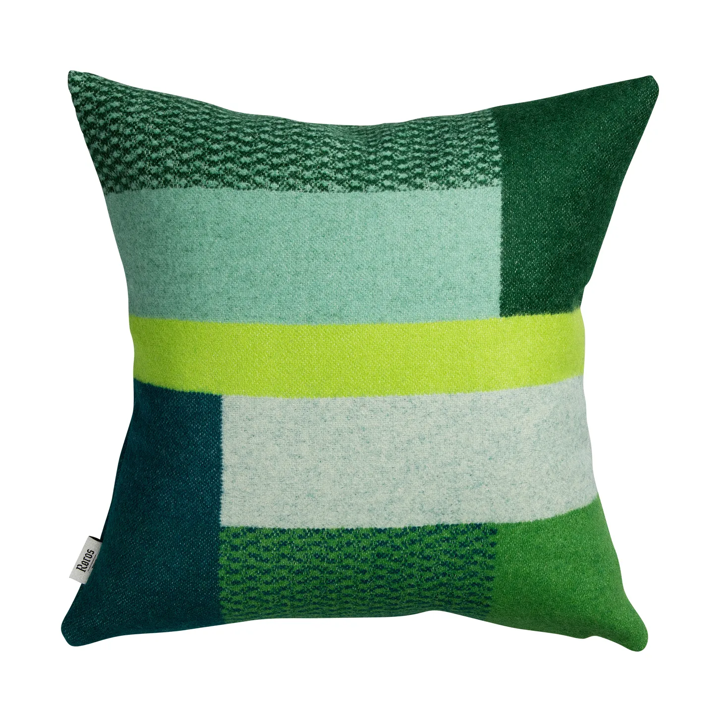 Mikkel kudde 50x50 cm, Green Røros Tweed
