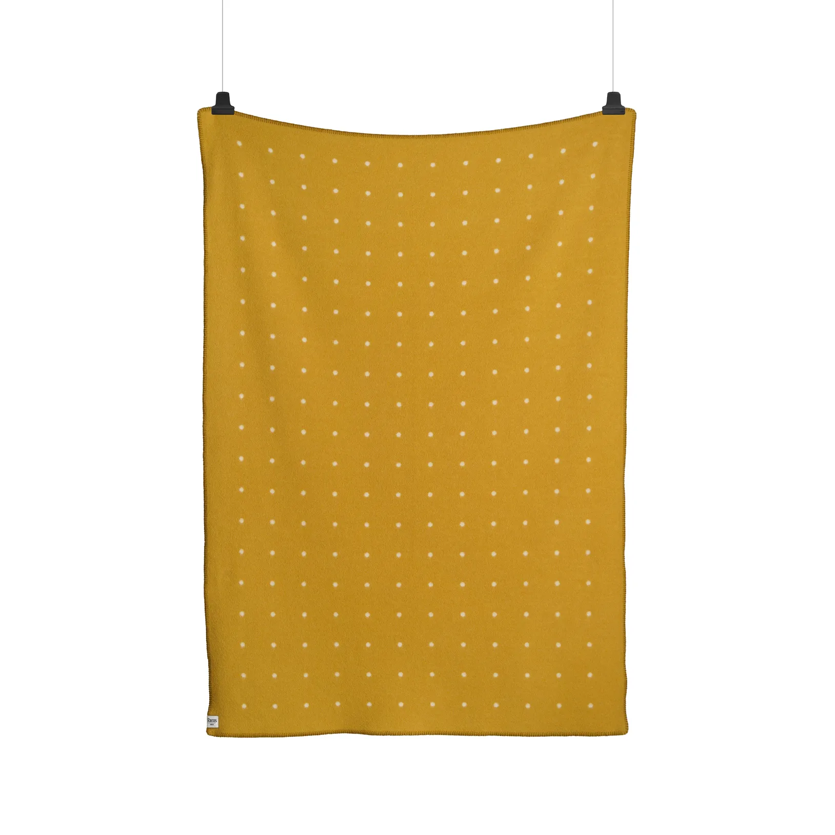 Pastille filt 135x200 cm, Sun yellow Røros Tweed