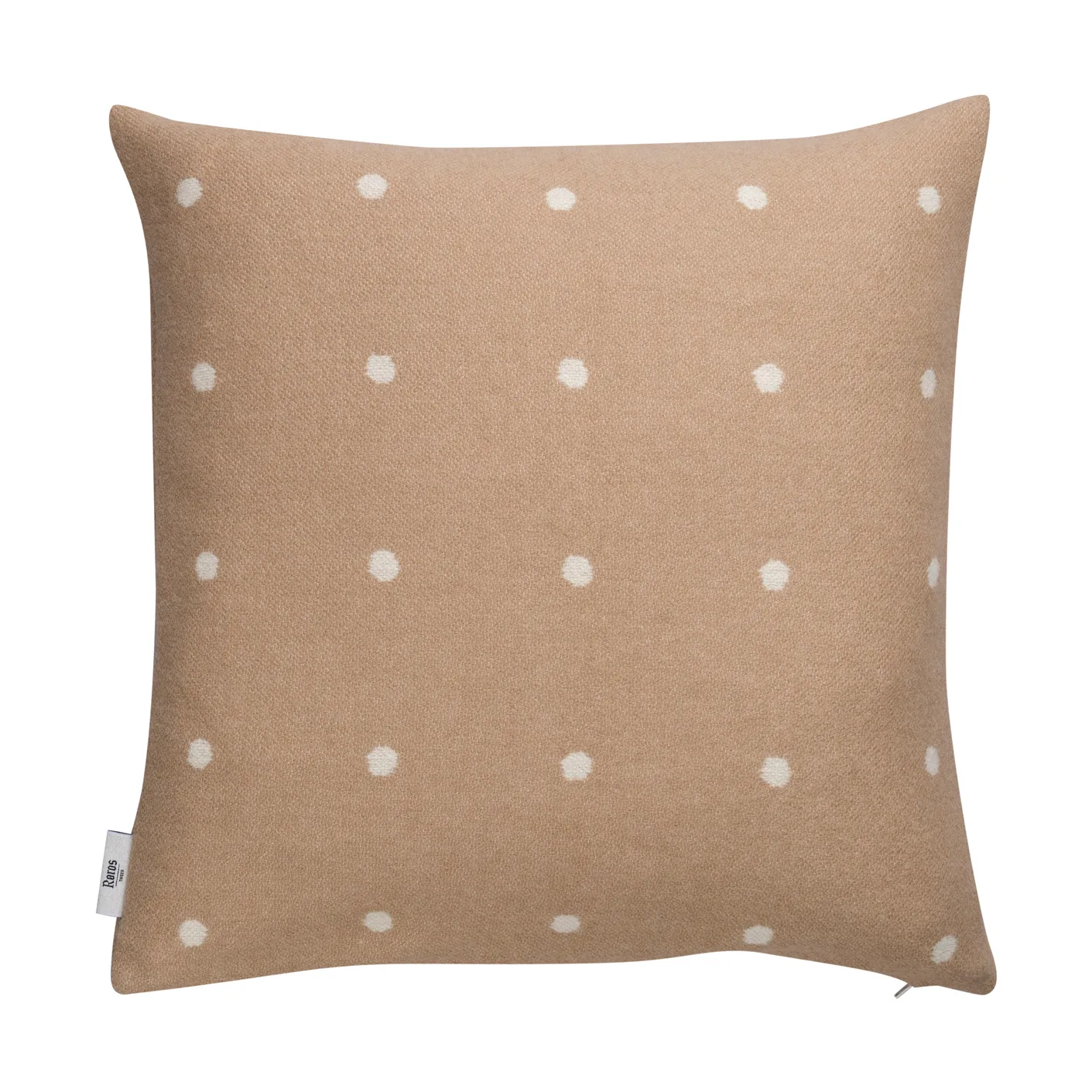 Pastille kudde 50x50 cm, Mushroom Røros Tweed