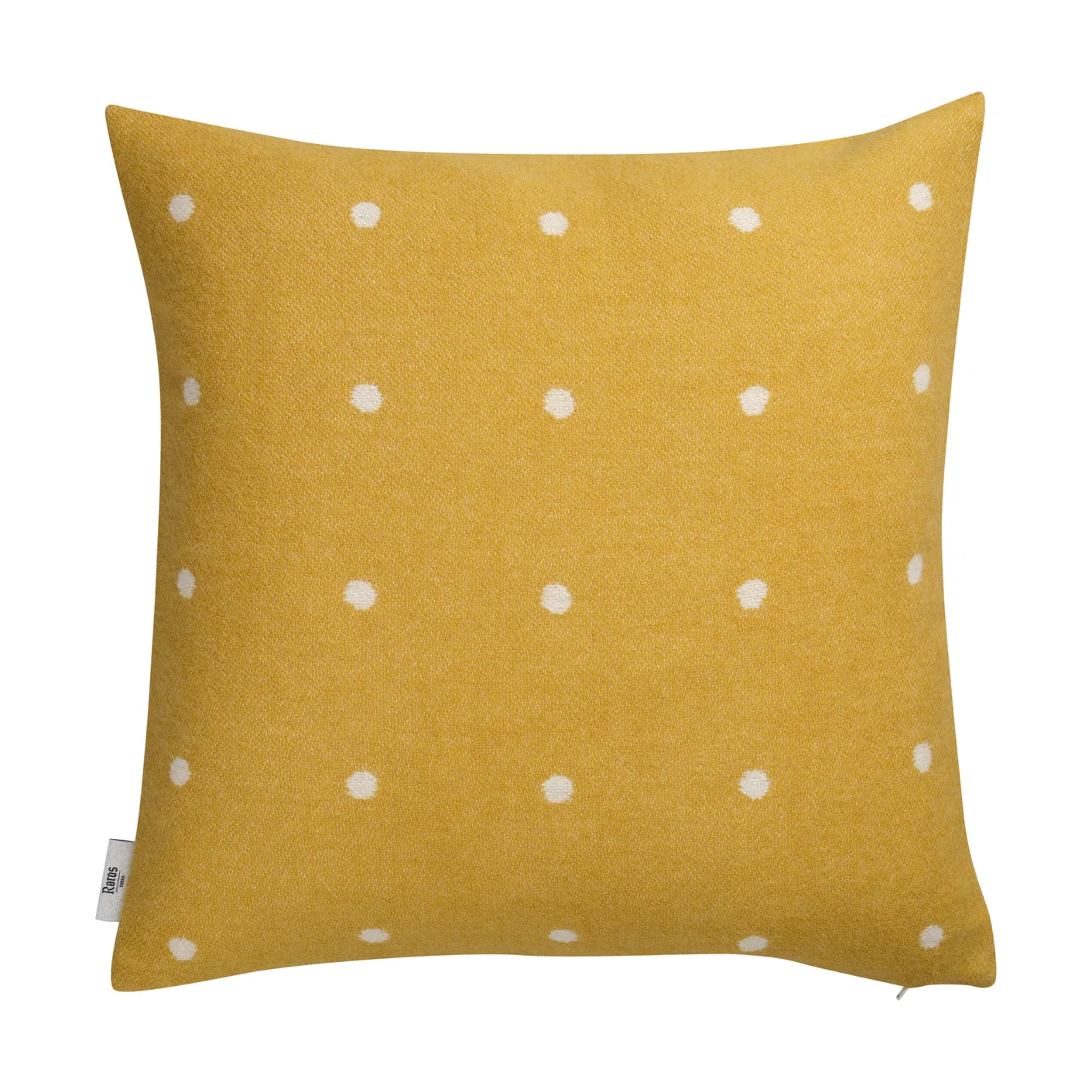 Pastille kudde 50x50 cm, Sun yellow Røros Tweed