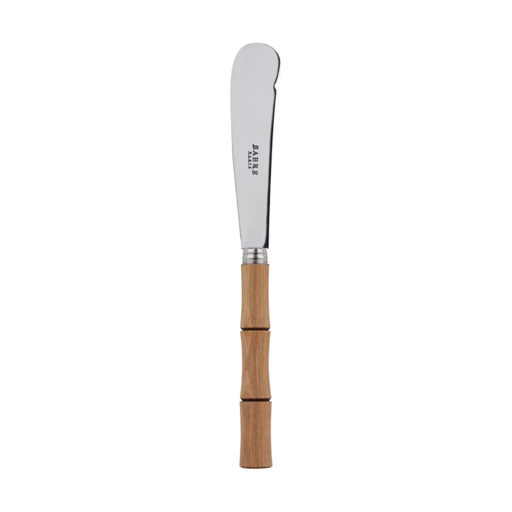 Bamboo shape smörkniv 16 cm - Light wood laminated - SABRE Paris