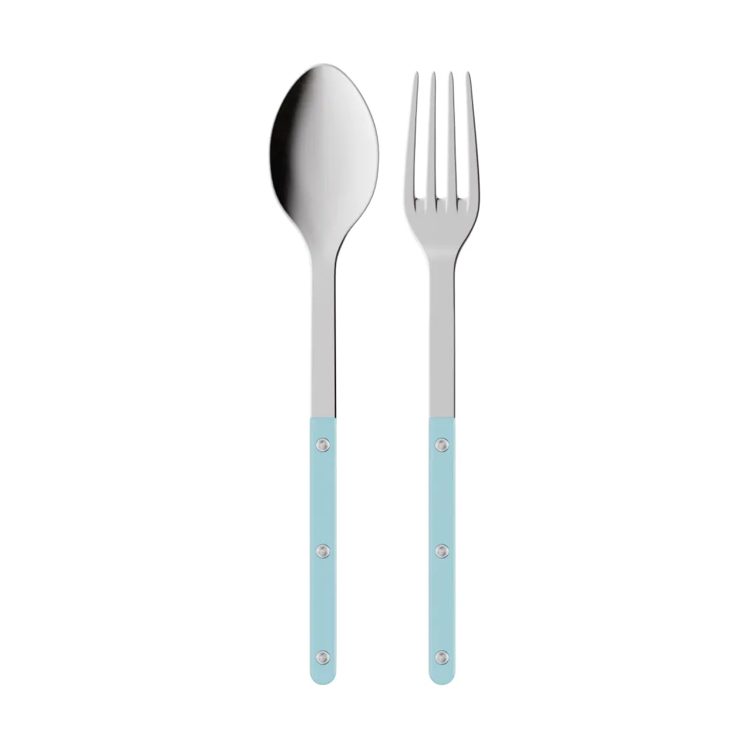 Bistrot solid serveringsbestick 2 delar, Pastel blue SABRE Paris