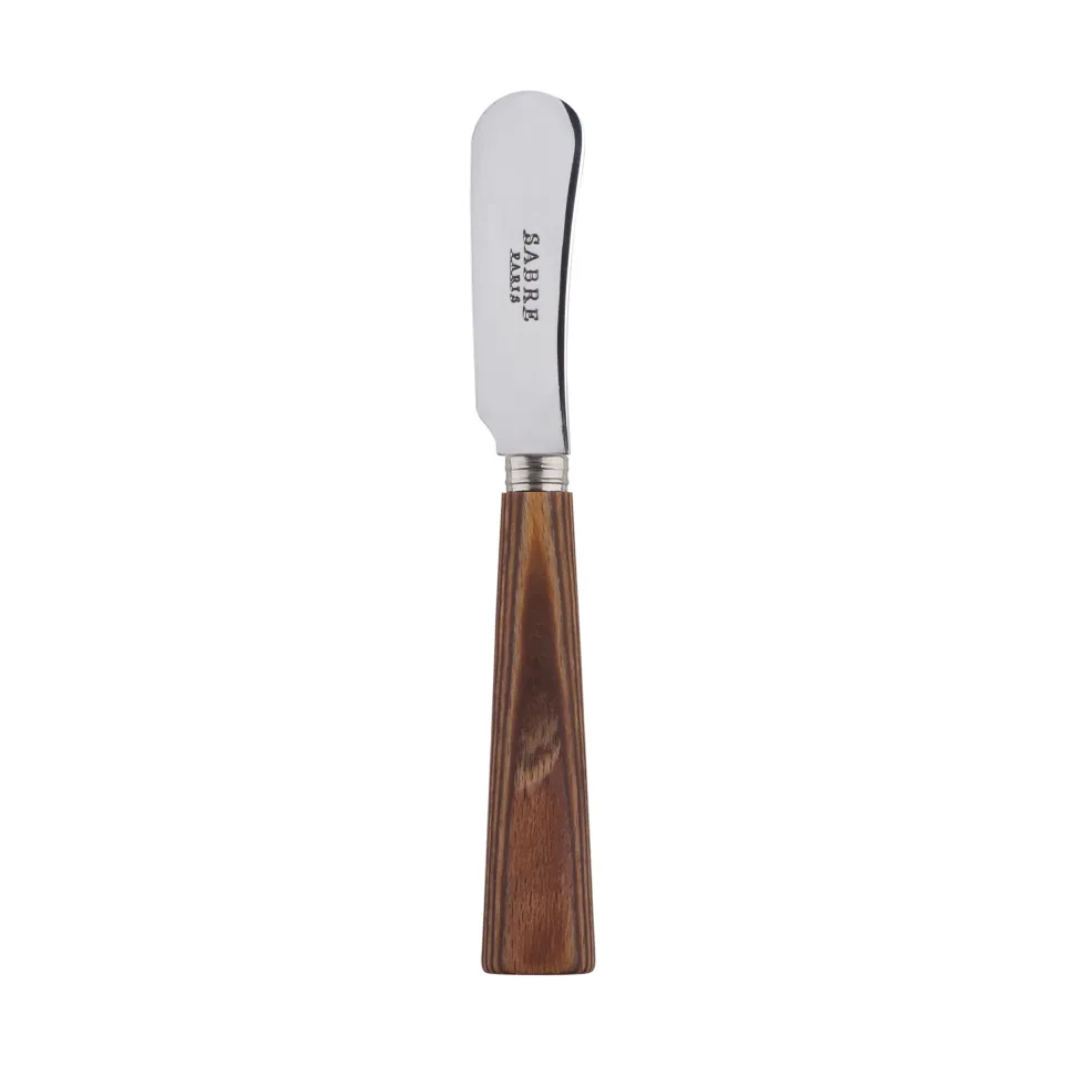 Nature smörkniv 14 cm, Light wood laminated SABRE Paris