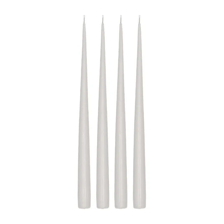 Atmosphere antikljus 4-pack 32 cm - Icy Grey - Scandi Essentials