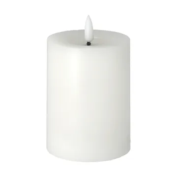 Bright Melt blockljus LED 12,5 cm - Vit - Scandi Essentials