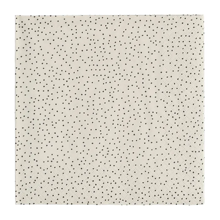Grain servett 33x33 cm 20-pack - Sand-black - Scandi Essentials