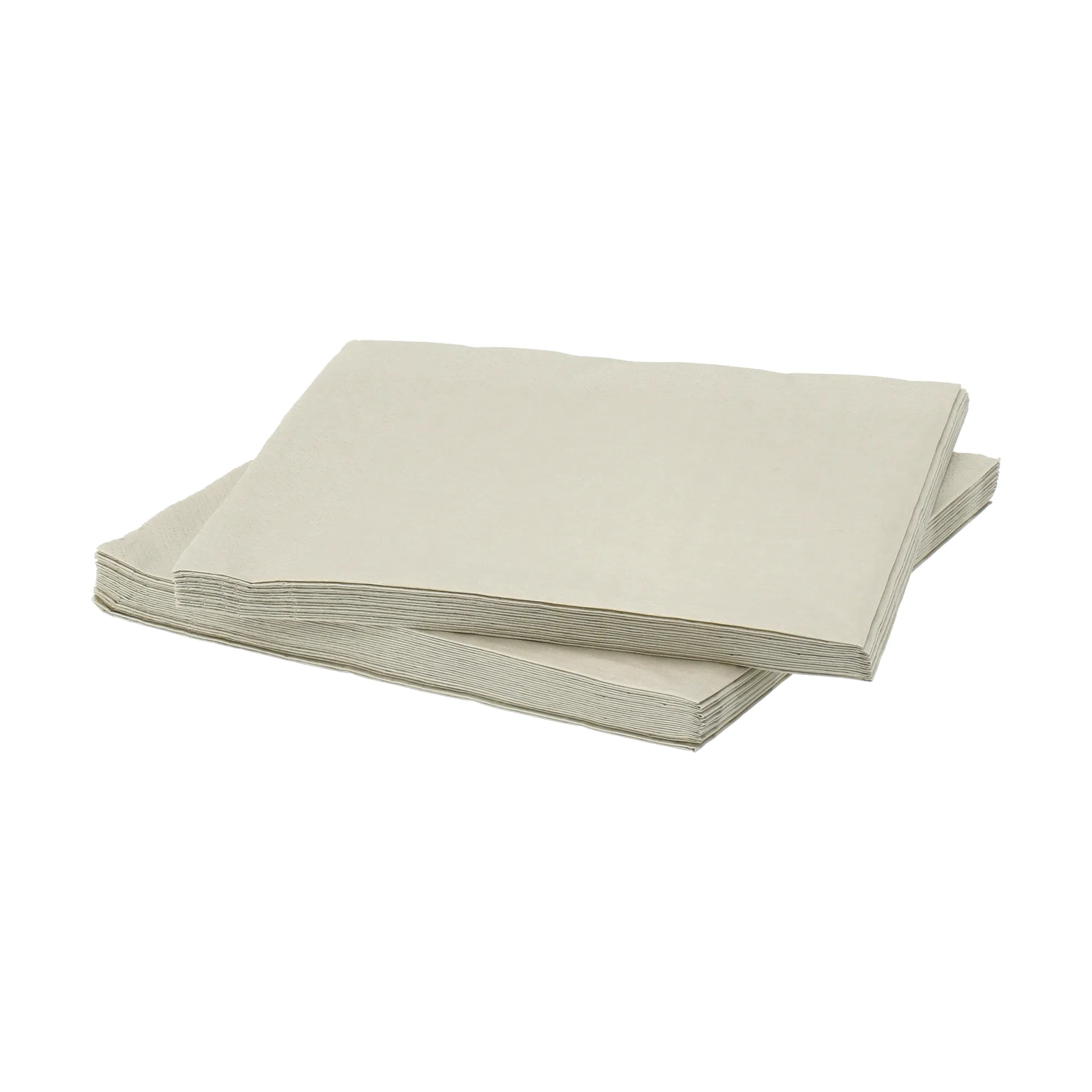 Plain pappersservett, Beige, 20‑pack, 40×40 cm Scandi Essentials