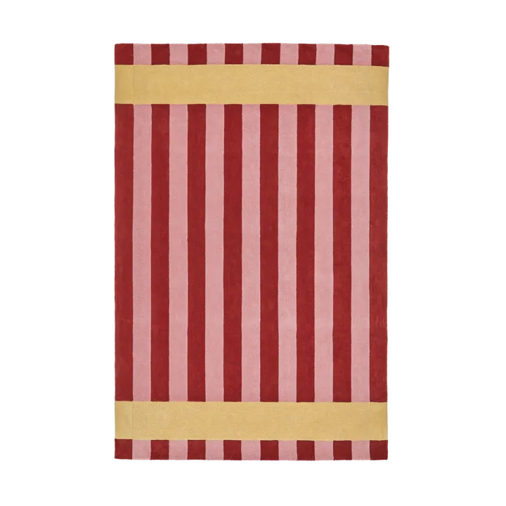 Aisles ullmatta - Röd, 200x300 cm - Scandi Living