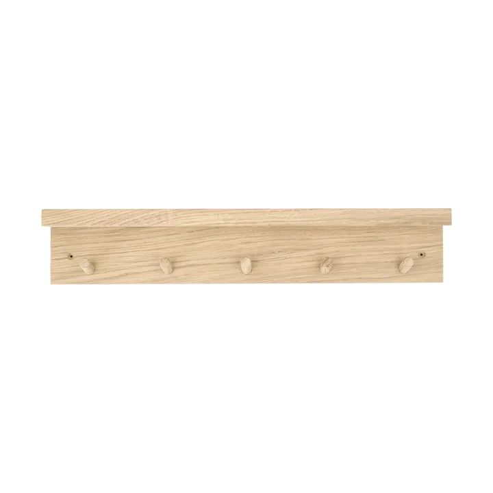 Alley knopplist med hylla - Ek - Scandi Living