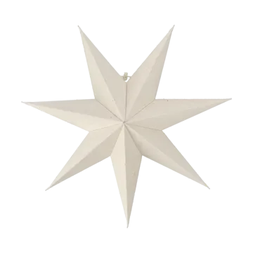 Bare adventsstjärna vit - 45 cm - Scandi Living