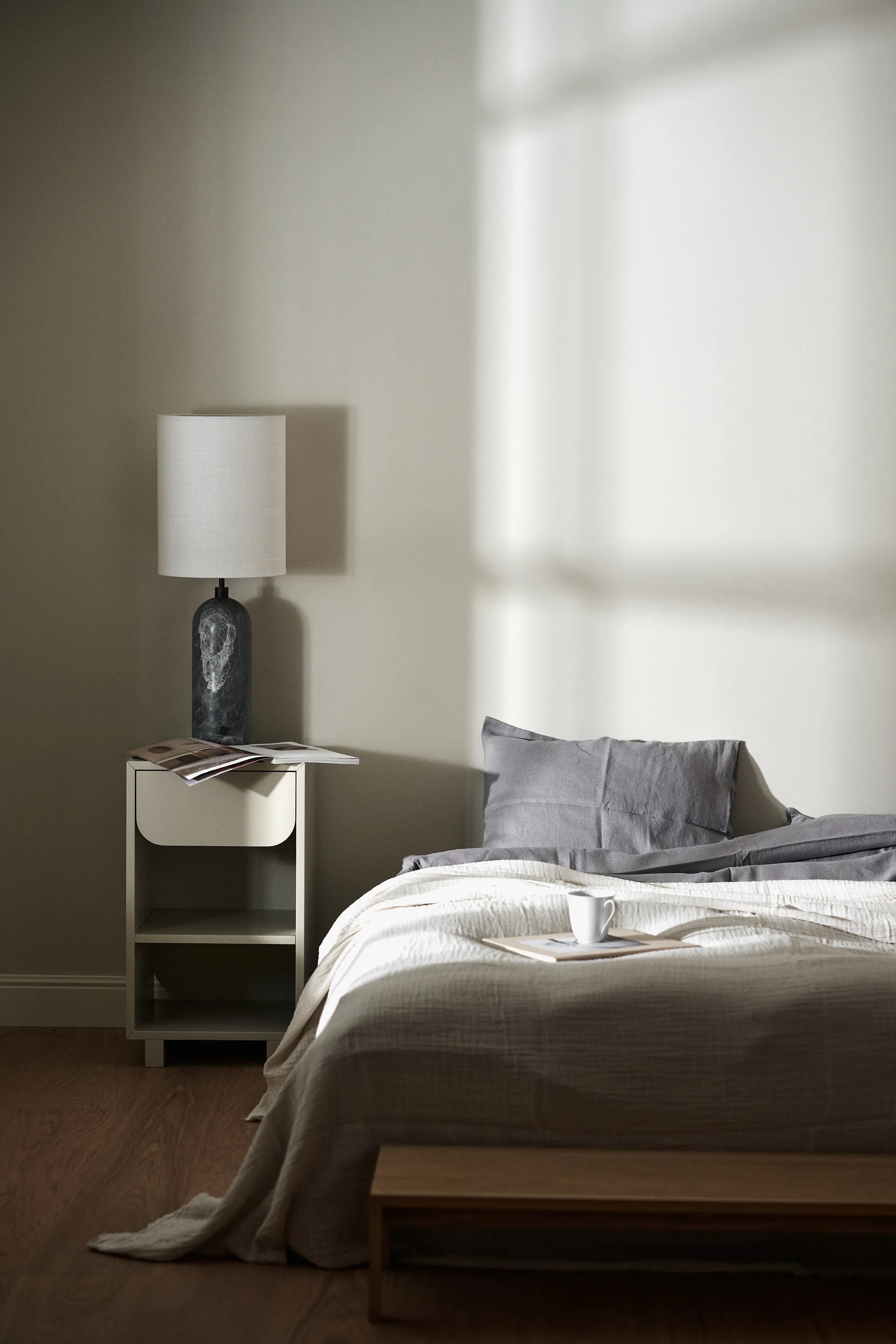 Breeze överkast 260x260cm, Off white Scandi Living