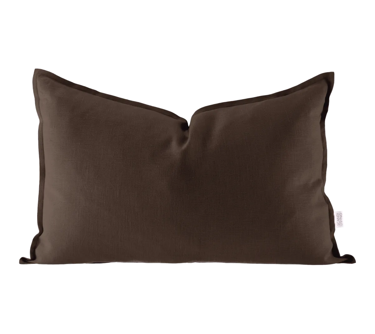 Calm kuddfodral linne 40x60 cm, Chocolate Brown Scandi Living