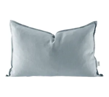 Calm kuddfodral linne 40x60 cm - Sky Blue - Scandi Living