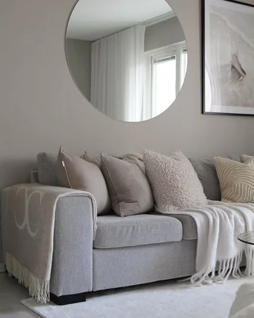 Calm kuddfodral linne 50x50 cm - Sand  - Scandi Living
