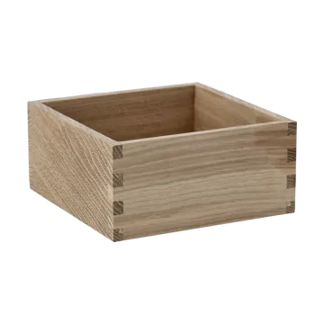 Carve förvaringslåda 15 cm - Ek - Scandi Living
