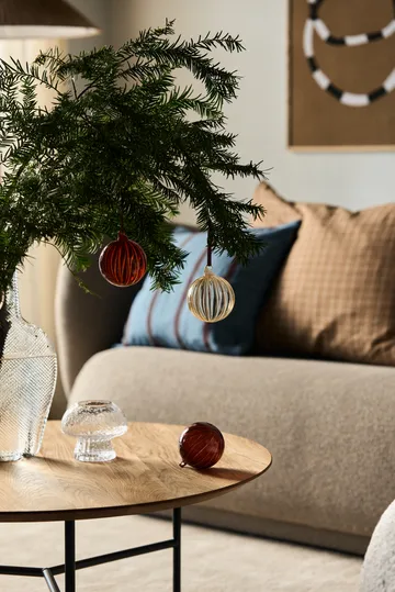 Clarity julkula Ø8 cm 6-pack - Röd - Scandi Living