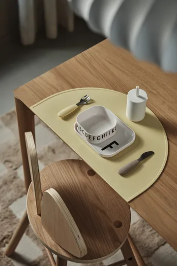 Dine bestickset silikon 3 delar - Taupe - Scandi Living