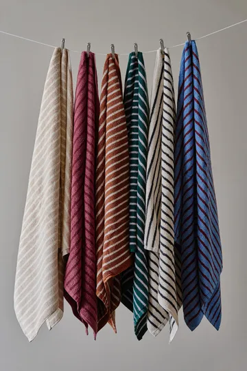 Drift badhandduk 100x150 cm - Vit-svart - Scandi Living