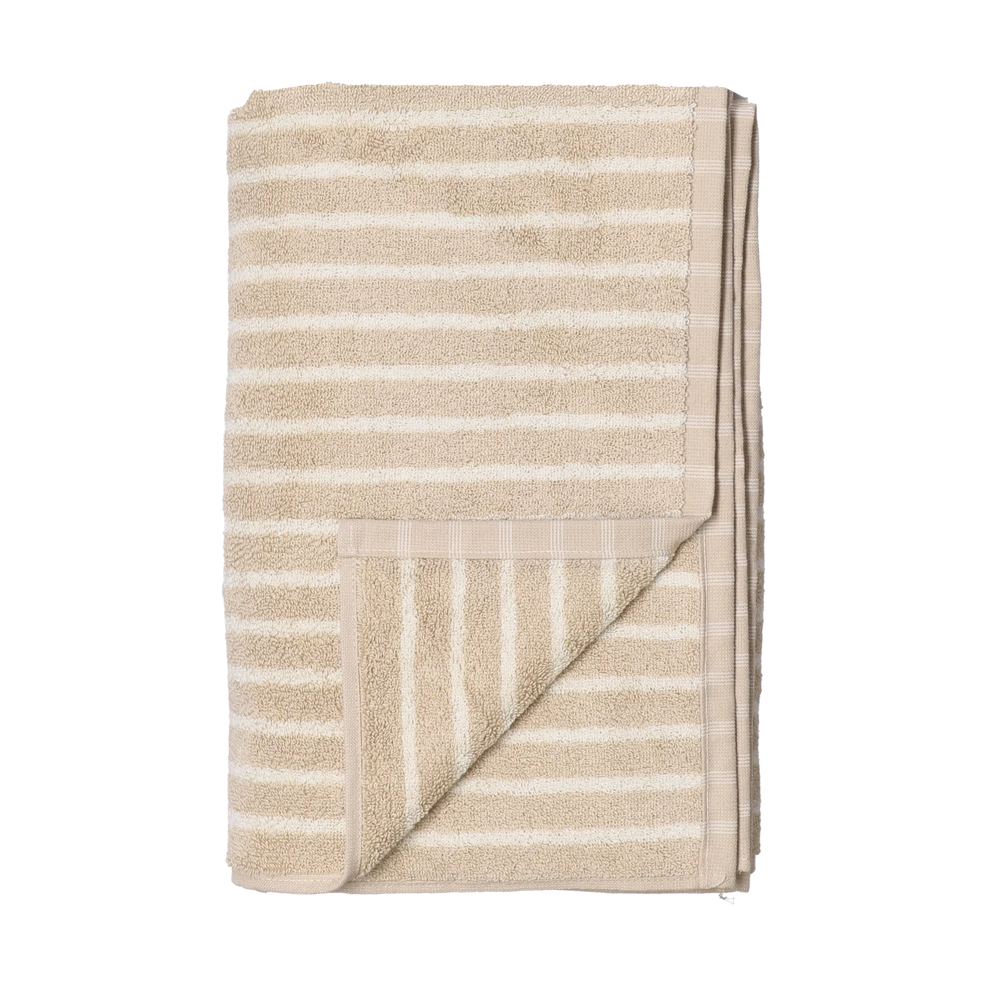 Drift badhandduk 70x140 cm, Beige-vit Scandi Living