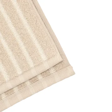 Drift badhandduk 70x140 cm - Beige-vit - Scandi Living