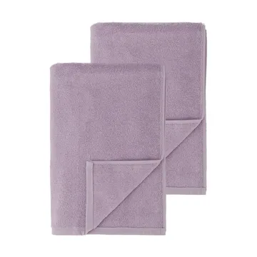 Drift badhanddukar 100x150 cm 2-pack - Lila - Scandi Living