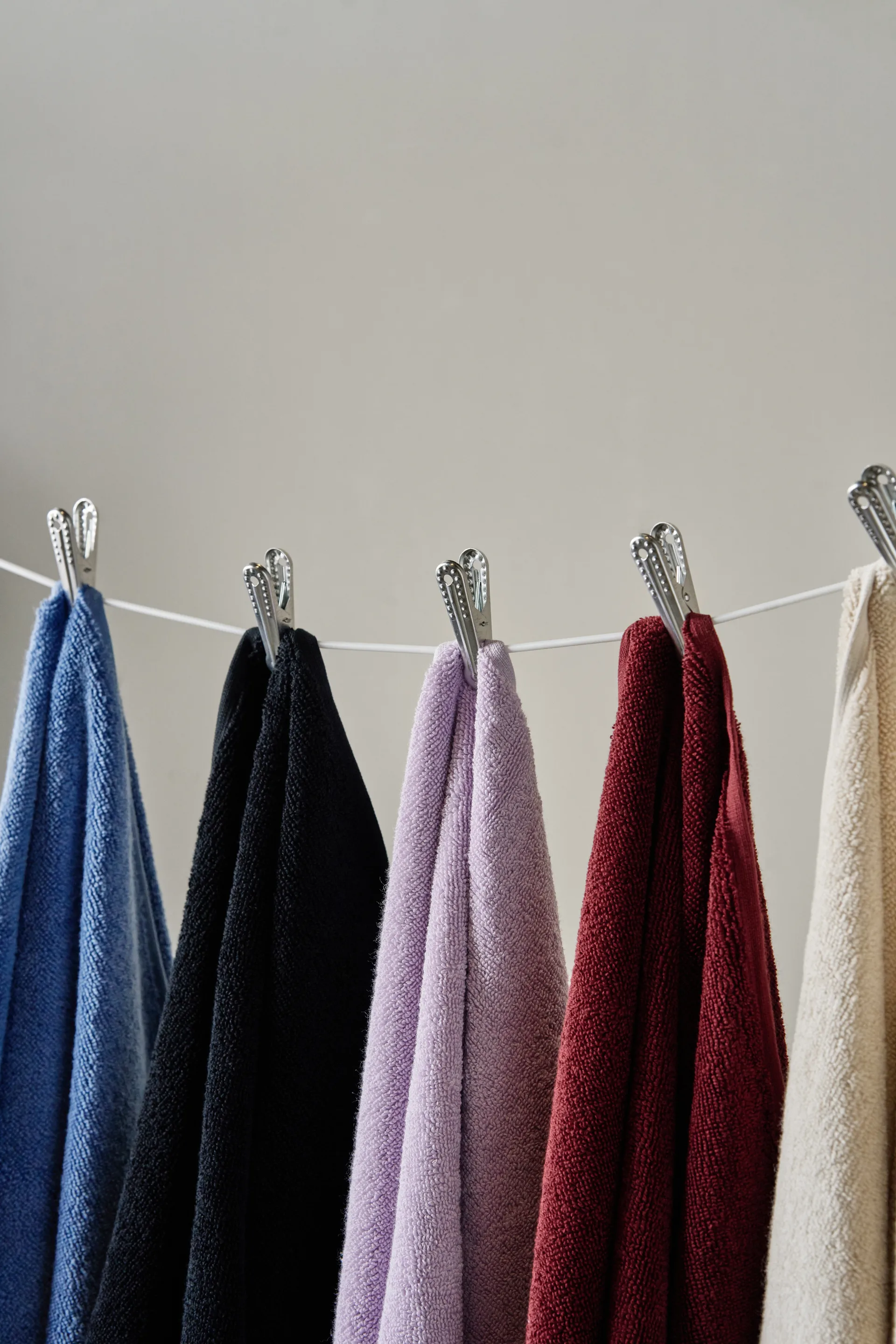 Drift badhanddukar 100x150 cm 2-pack - Svart Scandi Living
