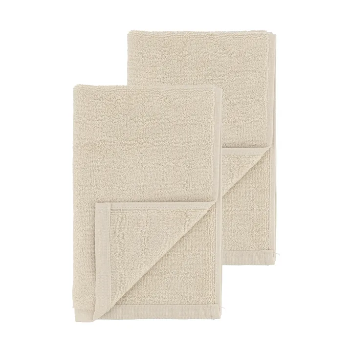 Drift badhanddukar 100x150 cm 2-pack - Vit - Scandi Living