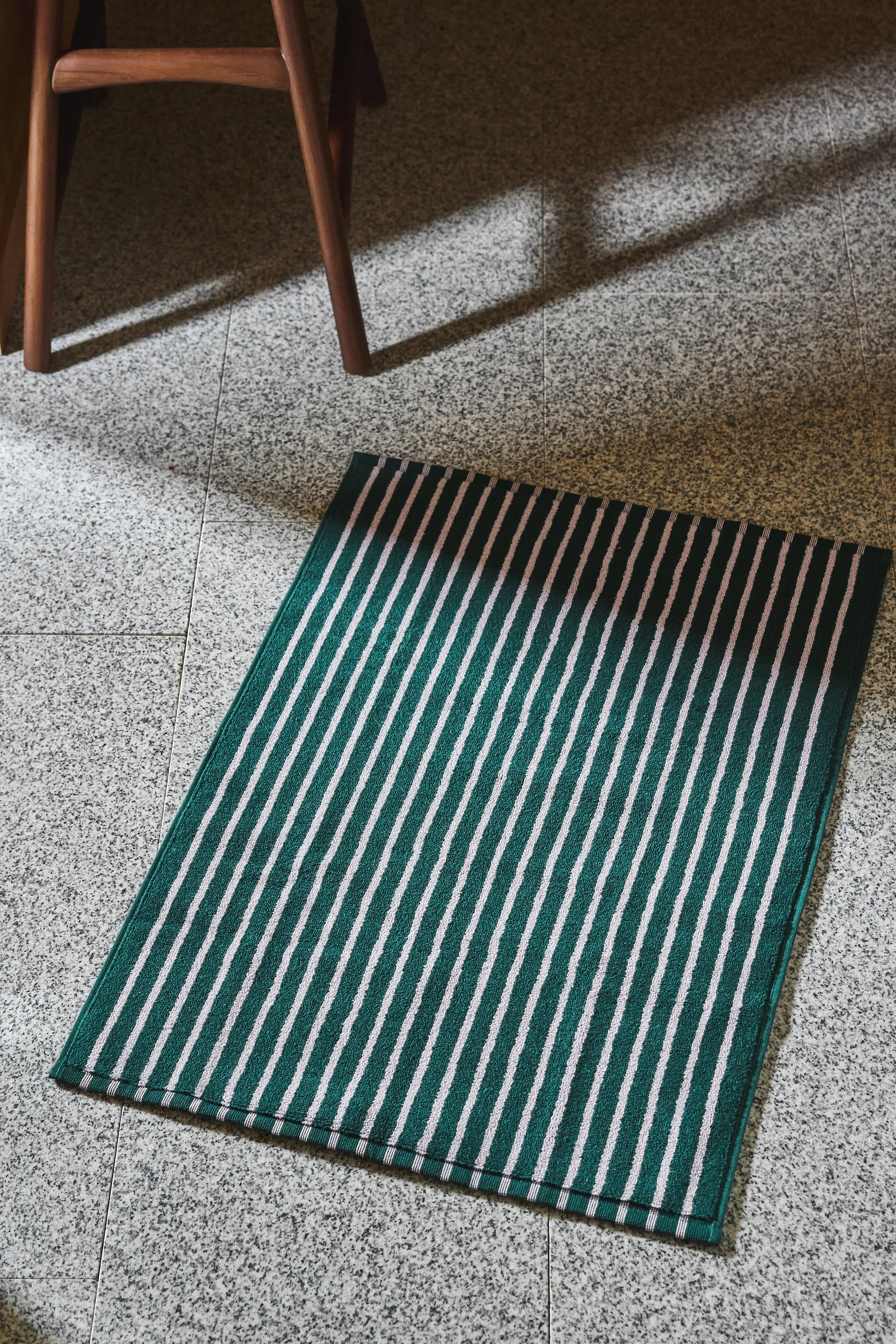 Drift badrumsmatta 50x70cm, Grön-lila Scandi Living