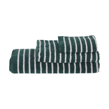 Drift handduk 30x50 cm - Grön-lila - Scandi Living