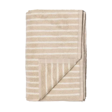 Drift handduk 50x70 cm - Beige-vit - Scandi Living