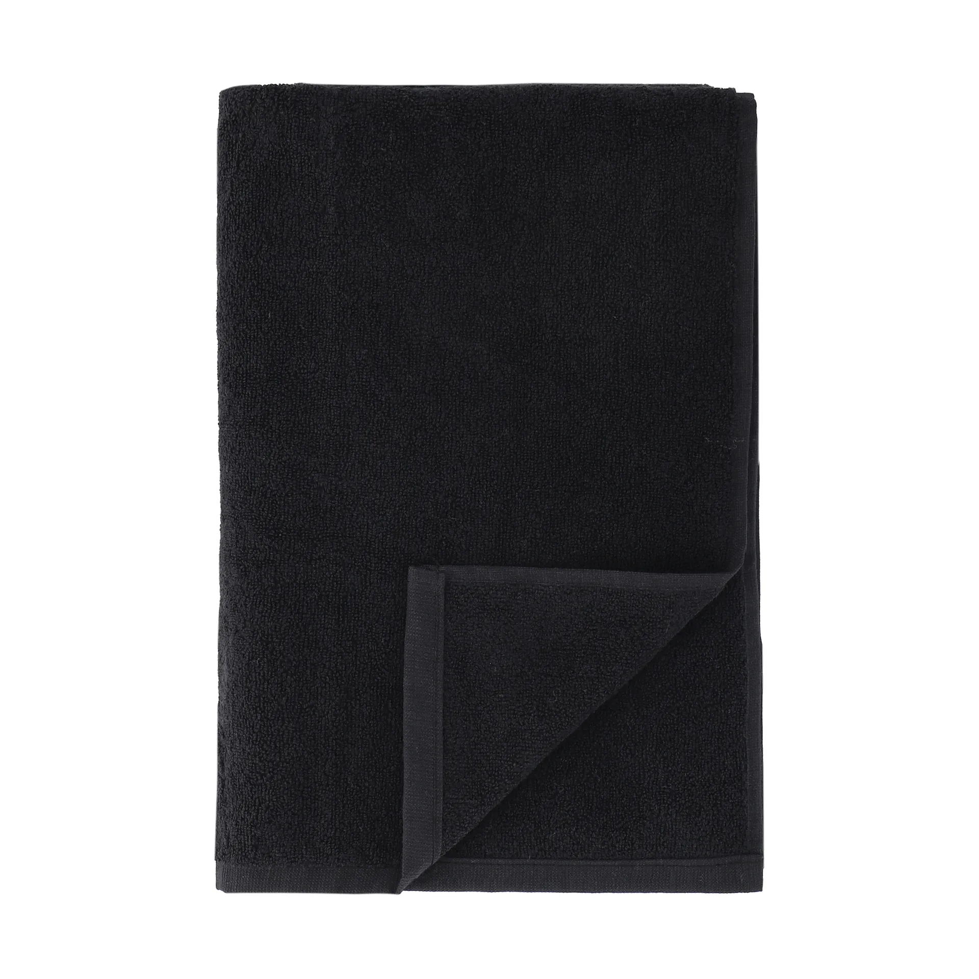Drift handduk 50x70 cm, Svart Scandi Living