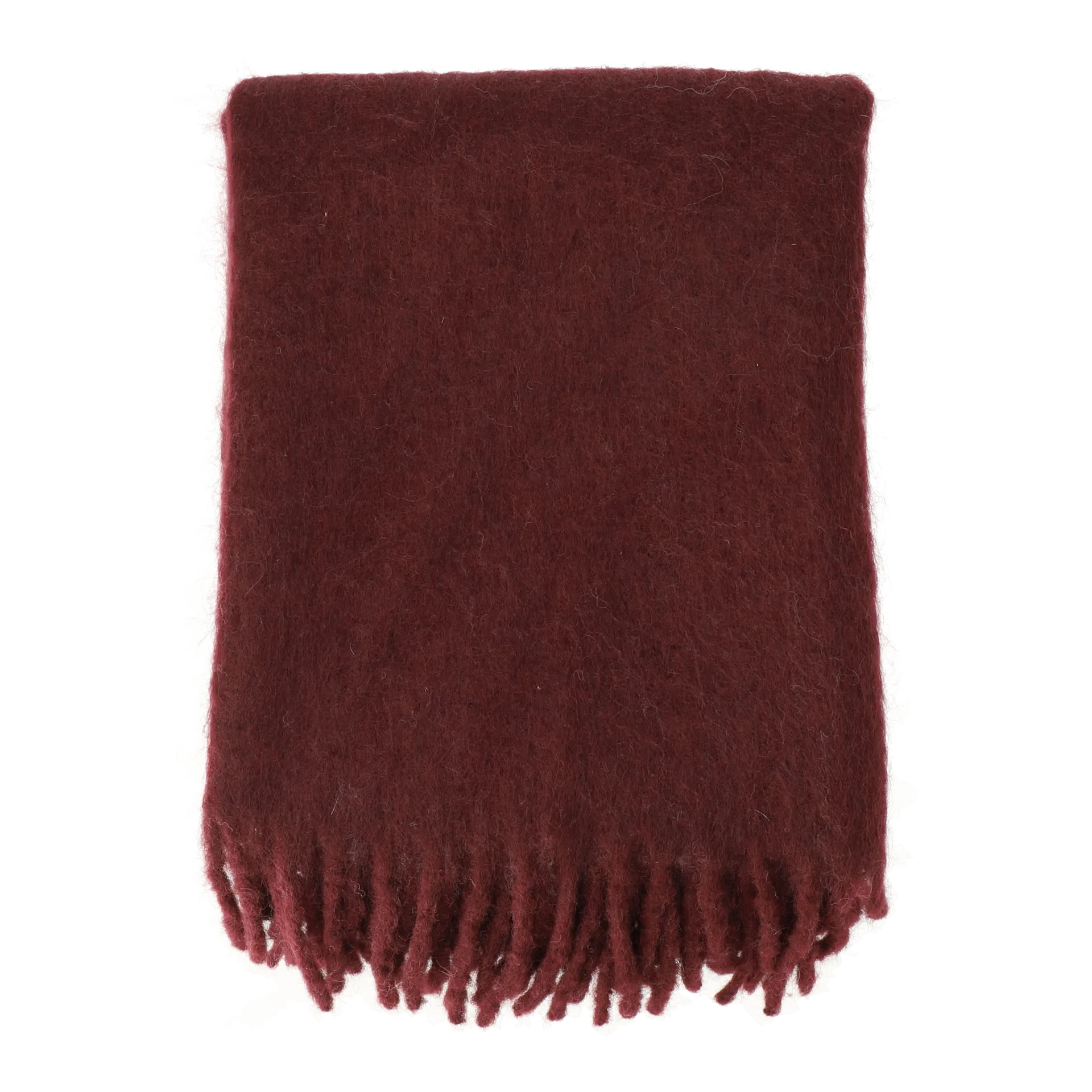 Dune mohair pläd  130x170 cm, Plum Scandi Living