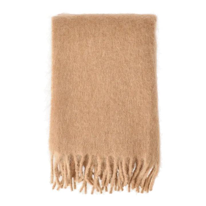 Dune mohair pläd  130x170 cm - Wheat - Scandi Living
