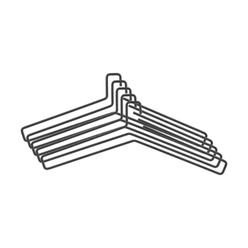 Edge galge 5-pack - Black - Scandi Living