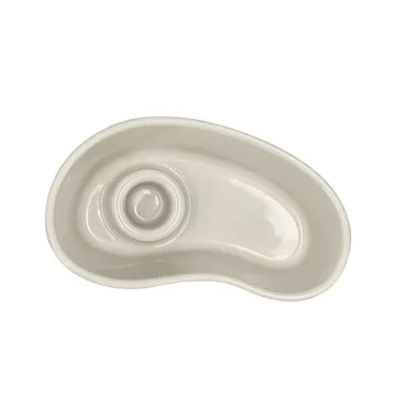 Ember ljusstake - Röd-vit, 8x14 cm - Scandi Living