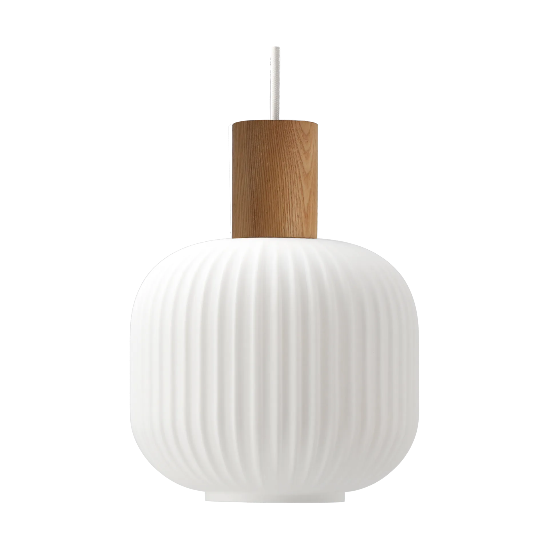 Fair taklampa Ø20cm, Frostat glas-ask Scandi Living