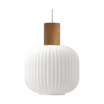 Fair taklampa Ø20cm - Frostat glas-ask - Scandi Living