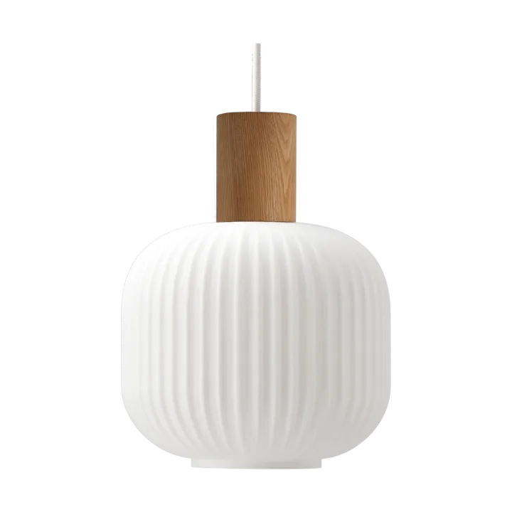 Fair taklampa Ø20cm - Frostat glas-ask - Scandi Living