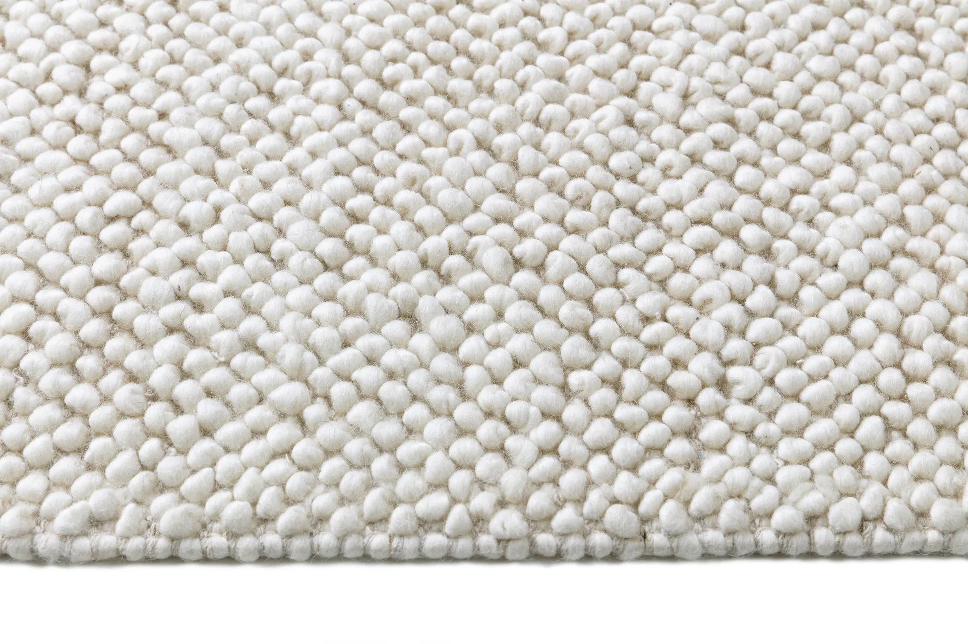 Flock ullmatta naturvit, 170x240 cm Scandi Living