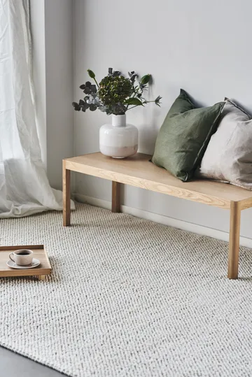 Flock ullmatta naturvit - 170x240 cm - Scandi Living