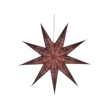 Folk adventsstjärna - Burgundy, Ø60 cm - Scandi Living