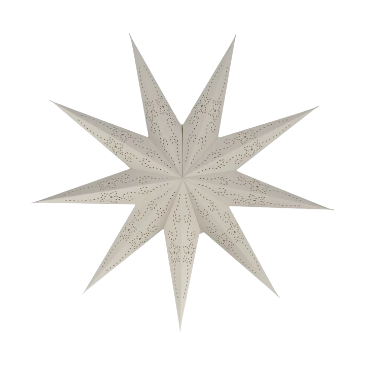 Folk adventsstjärna - Vit, Ø60 cm - Scandi Living