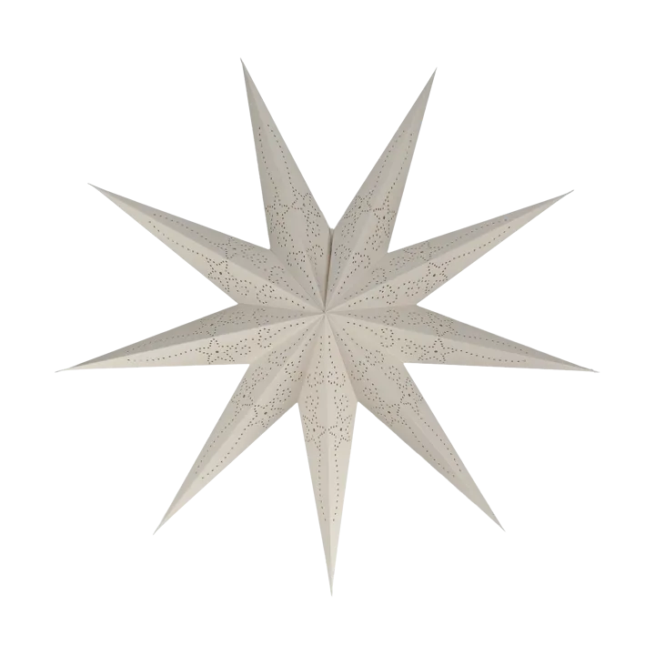 Folk adventsstjärna - Vit, Ø80 cm - Scandi Living
