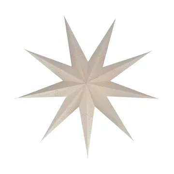 Folk adventsstjärna - Vit, Ø80 cm - Scandi Living