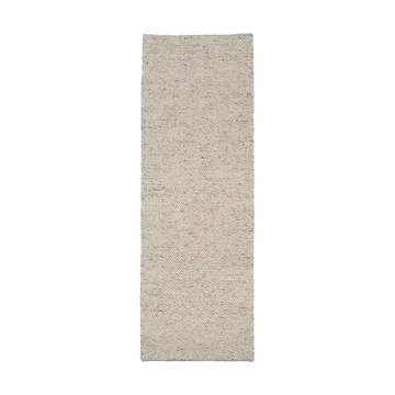 Furrow ullmatta naturvit/grå - 80x240 cm - Scandi Living
