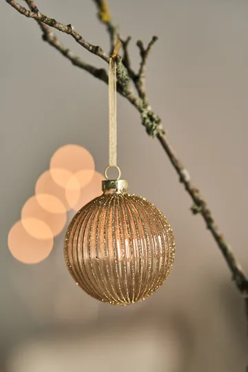 Holiday julgranskula 6-pack - Gold - Scandi Living