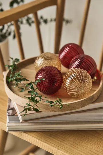 Holiday julgranskula 6-pack - Red - Scandi Living
