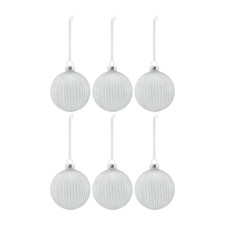 Holiday julgranskula 6-pack - White - Scandi Living