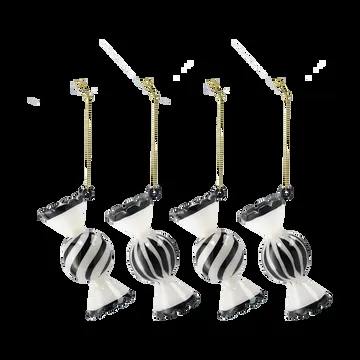 Jolly julgranskula 4-pack - Vit - Scandi Living